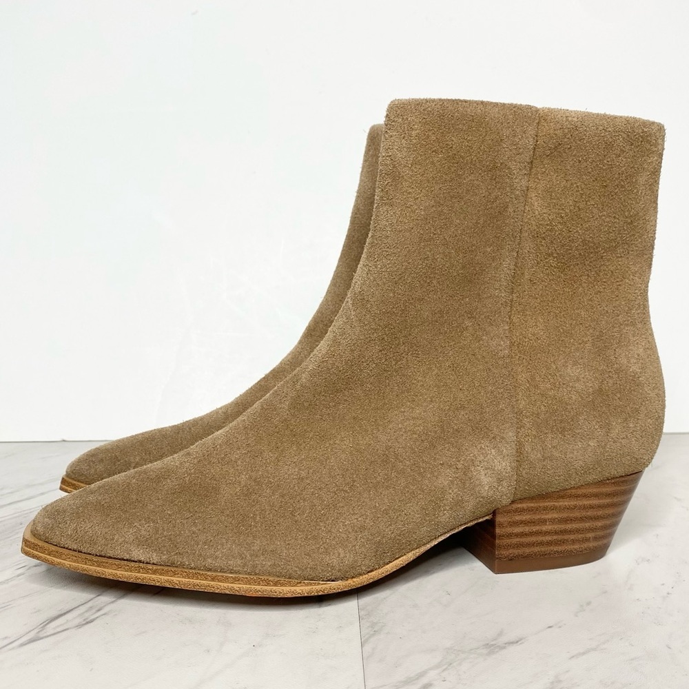 Marc Fisher Zubin Tan Suede Bootie 6M